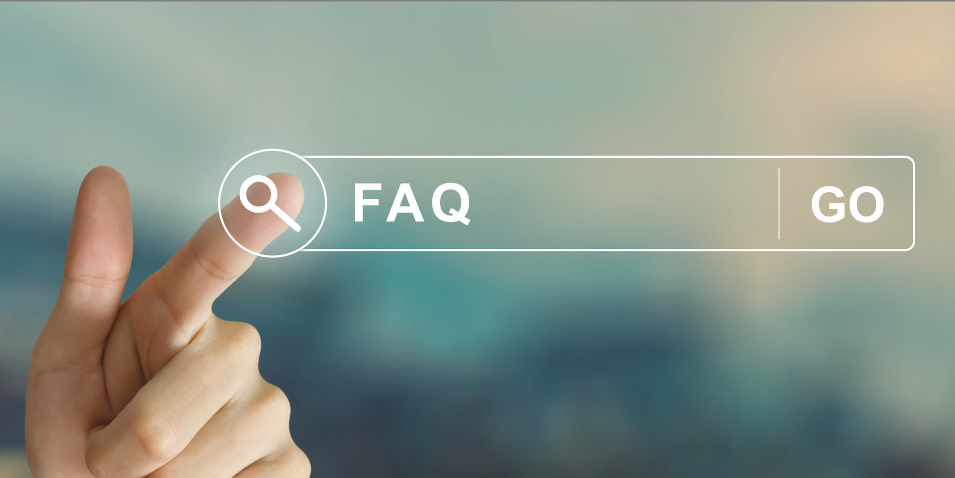 FAQs header banner