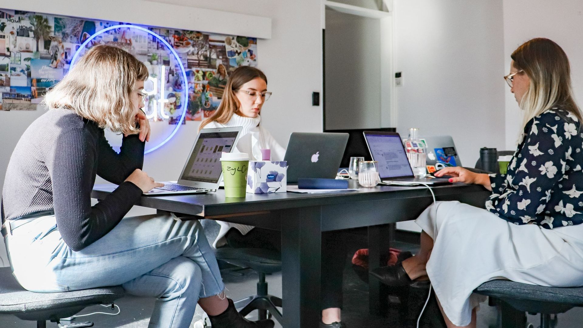 Marketing agency meeting