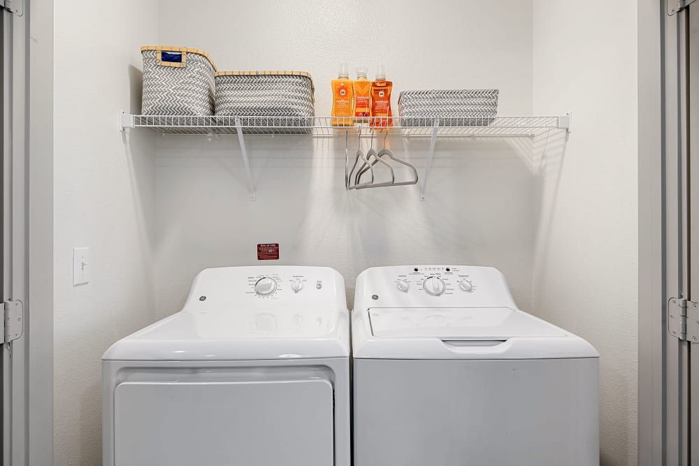At Home Washer and Dryer at The Nash Apartment Homes in Dallas, TX