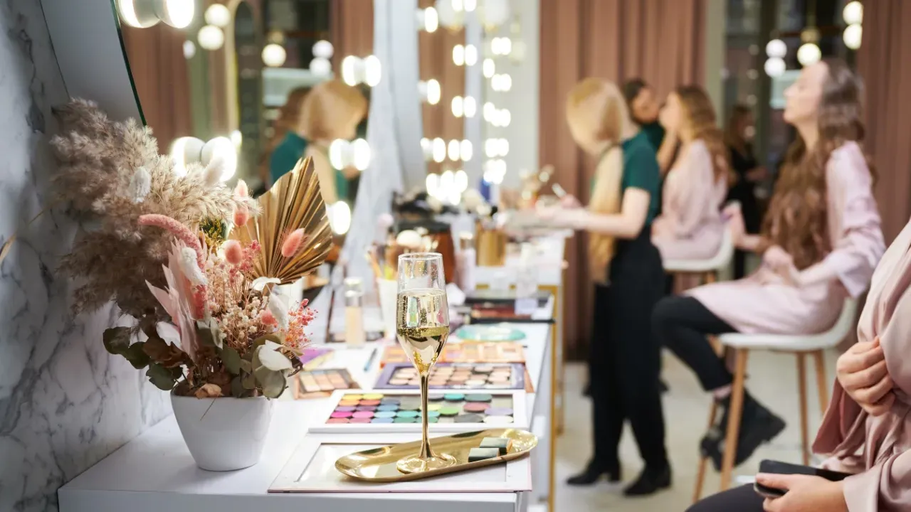 soirée vin et chocolat dans un salon de beauté