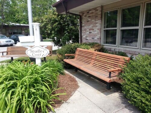 Bench Outside - Housing in Rockland, MA