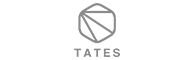 A logo for a company called tates.