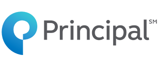 The principal logo has a blue circle in the middle of it.