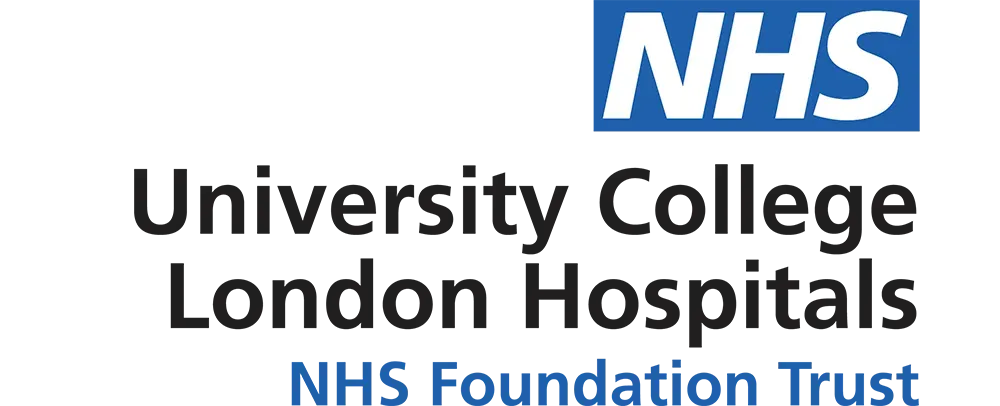 The logo for the university college london hospitals nhs foundation trust