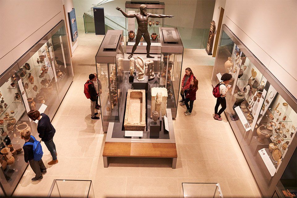 Museum — Visitors Inside The Museum in Bossier City, LA