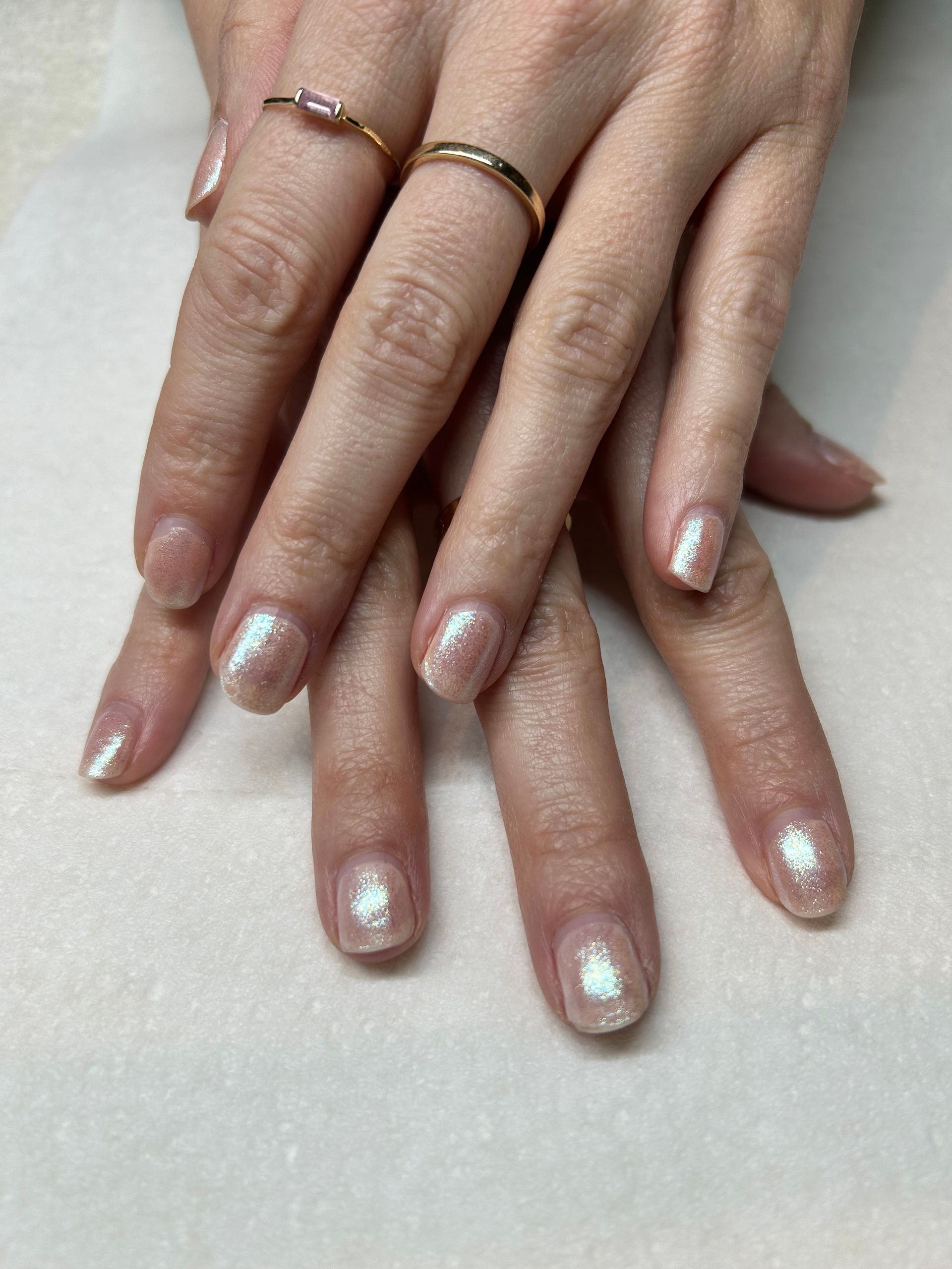 client at spa la la tampa dazzle dry spa manicure 2 wks
