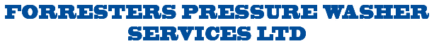 Forresters Pressure Washer Services Ltd logo