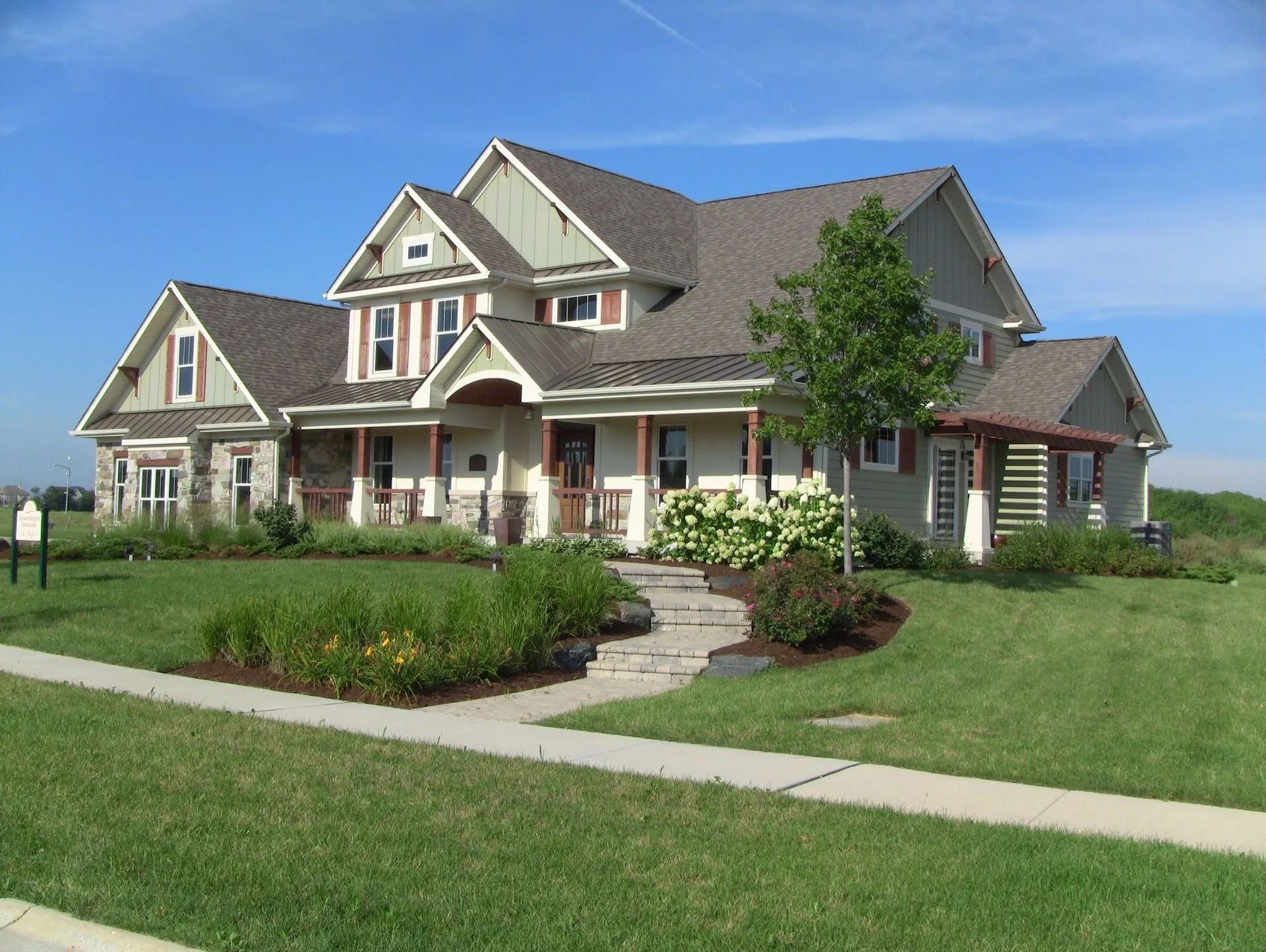 a newly renovated house exterior