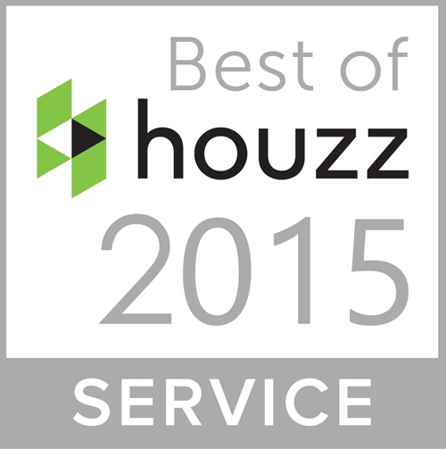 A logo for the best of houzz service in 2015