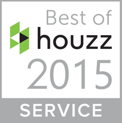 A logo for the best of houzz service in 2015