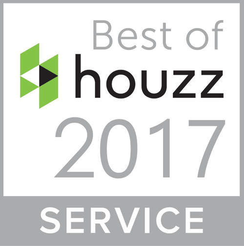 A logo for the best of houzz service in 2017