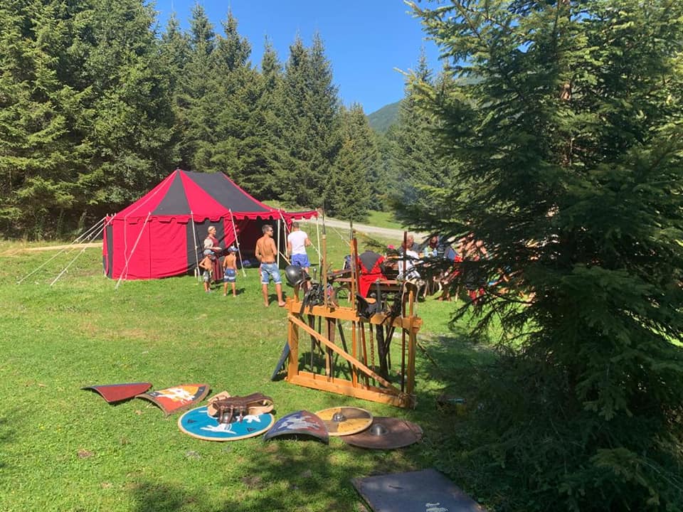 Securi et gladio - Zeltlager Schaukampfgruppe Tirol