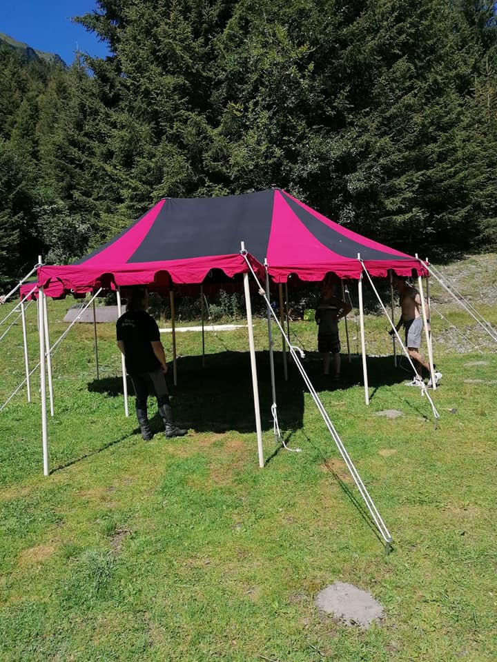 Securi et gladio - Zeltlager Schaukampfgruppe Tirol