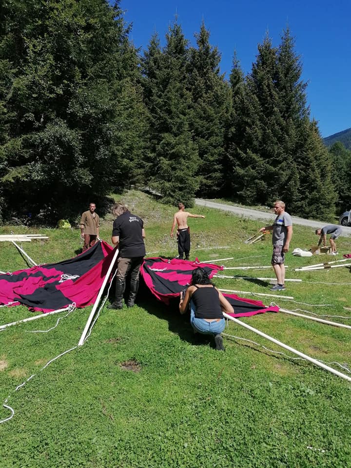 Securi et gladio - Zeltlager Schaukampfgruppe Tirol