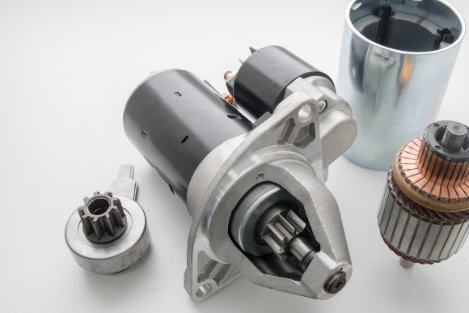 Motor de Partida, Induzido, Porta Escovas, Bendix, Automatico, Bucha e Escova 