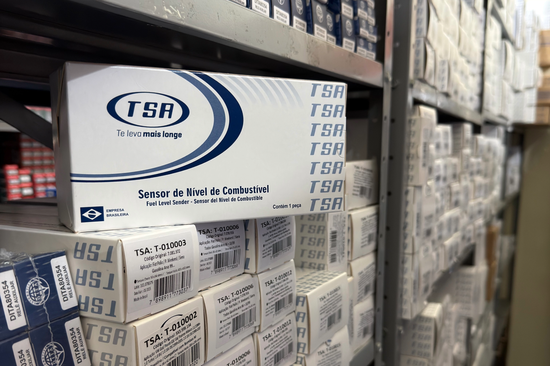 Sensor de Nivel, Sensor de rotação, Sensor MAP, Sensor de Temperatura, Sensor Maf