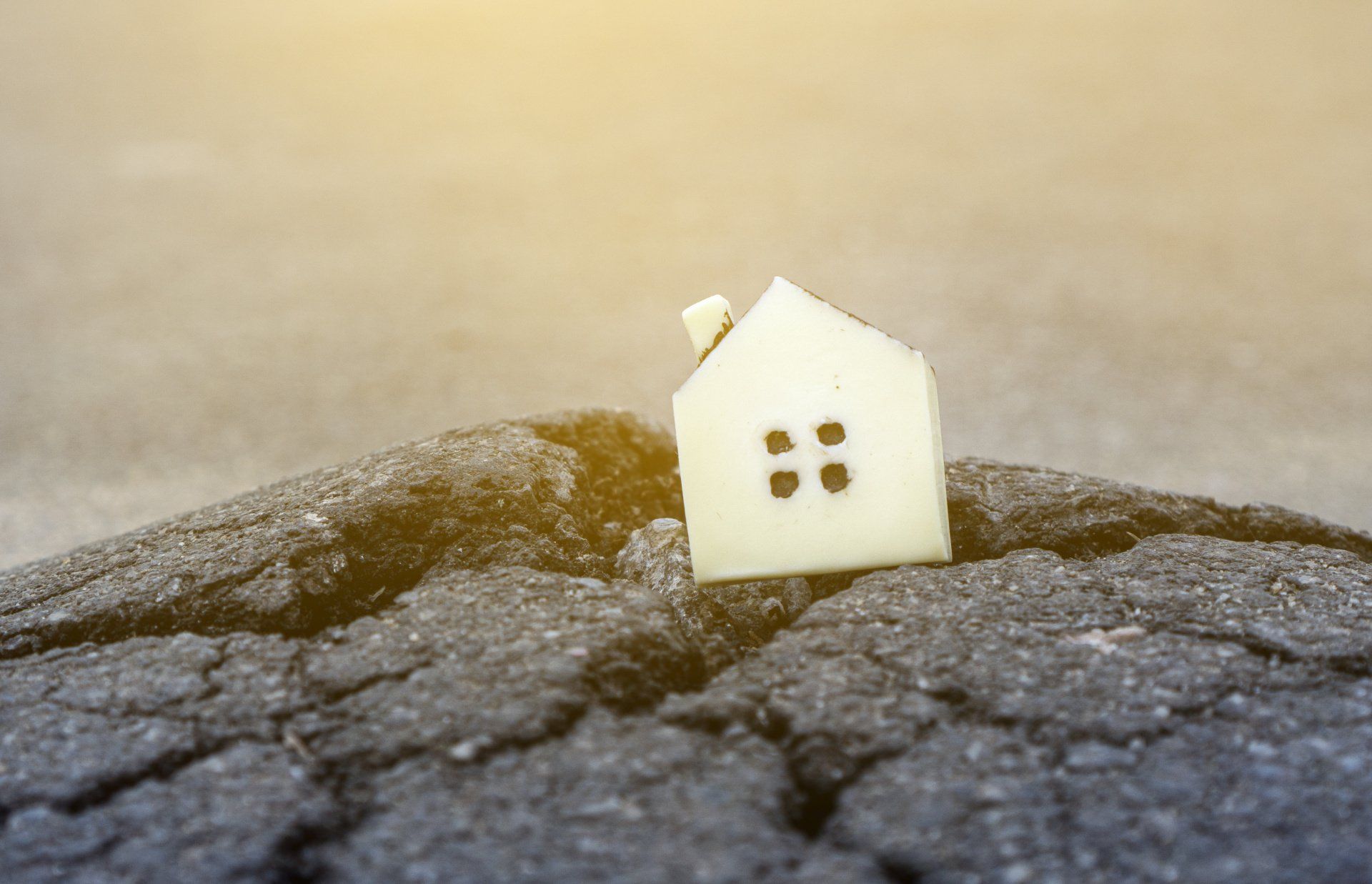 Tiny House on Cracked Foundation