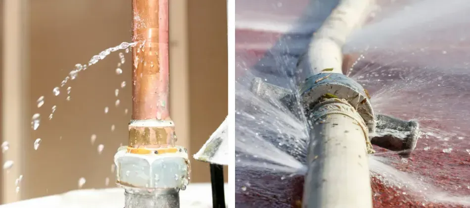 How to drain water pipes before winter