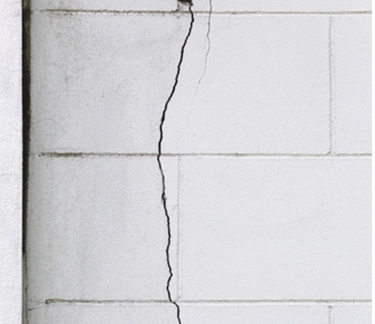 interior and exterior wall crack sealing