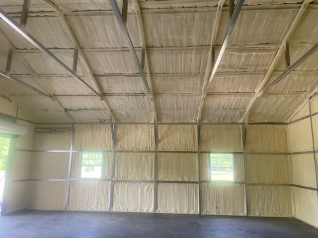 Metal Building Spray Foam Insulation