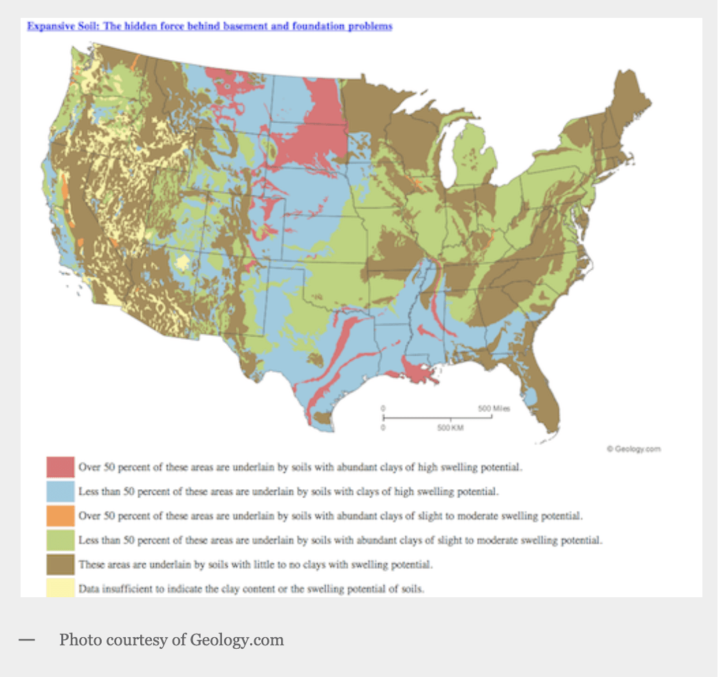 Map of Soil Types Across the USA