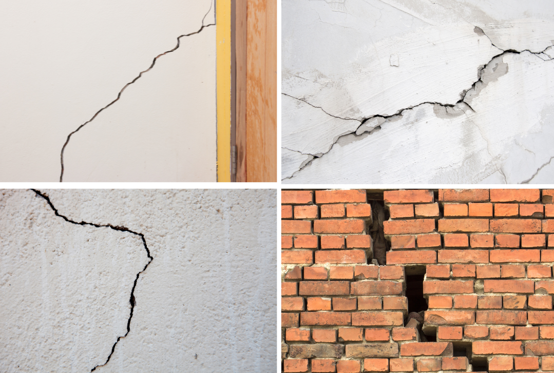 cracked foundation walls