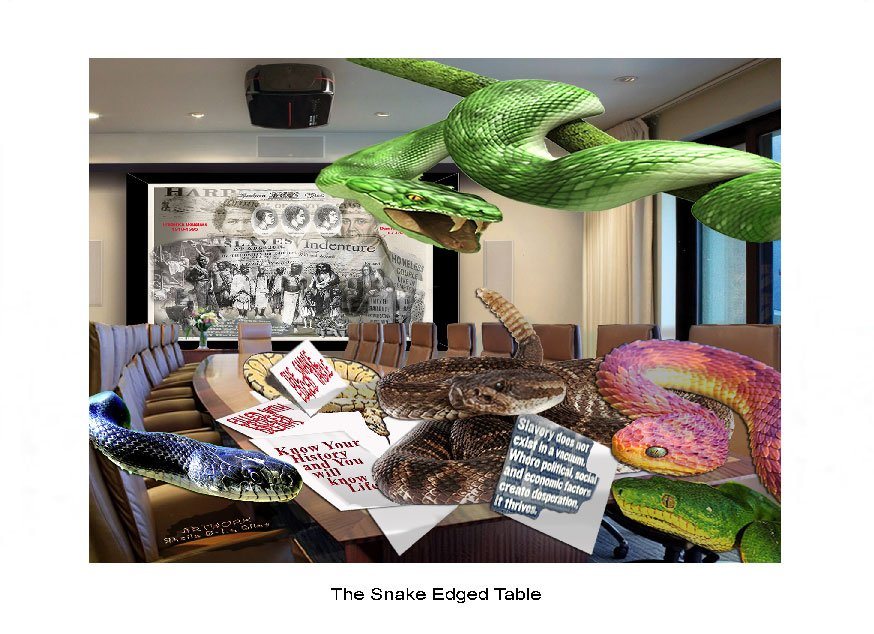 THE SNAKE EDGED TABLE