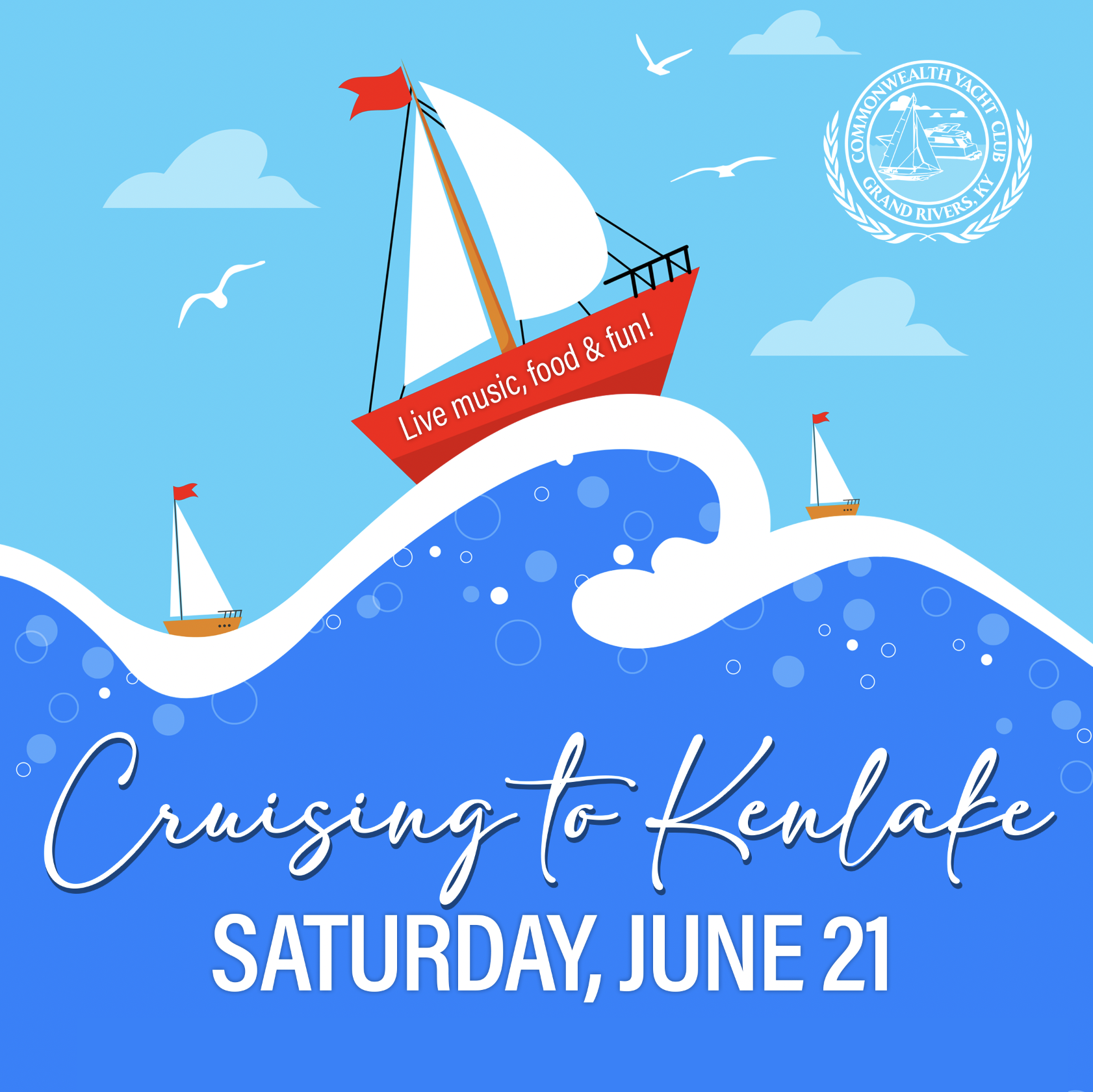 a white yacht is floating on top of a large body of water .