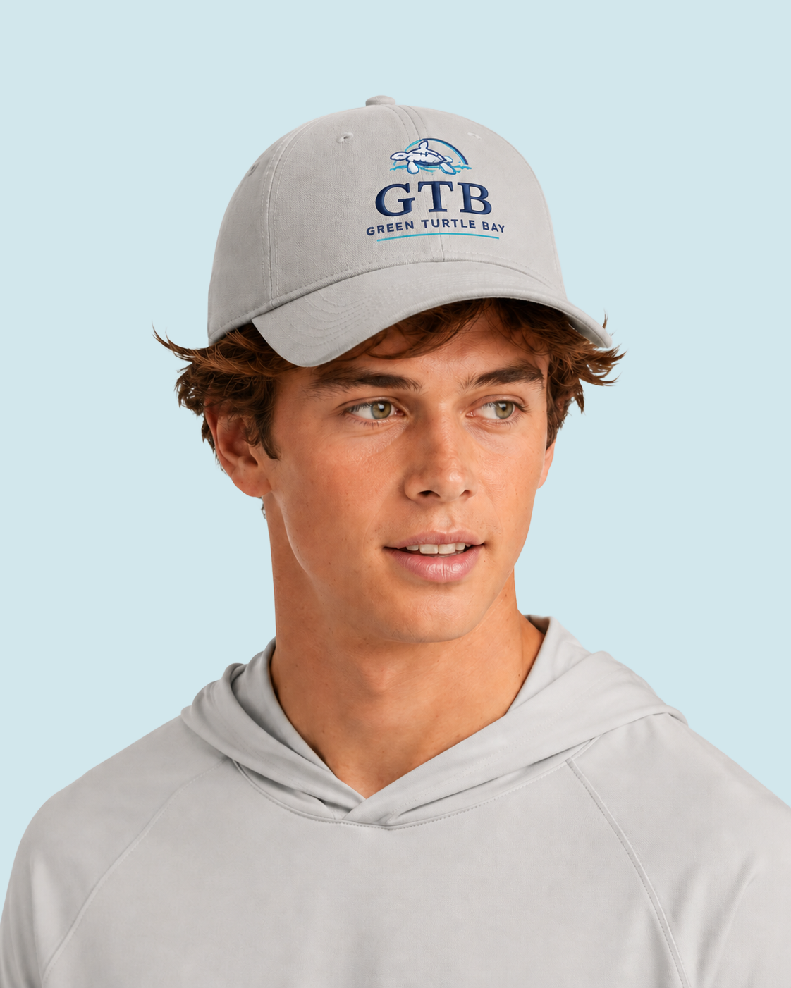 Baseball Style Cap Grey