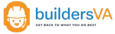 A logo for buildersva get back to what you do best