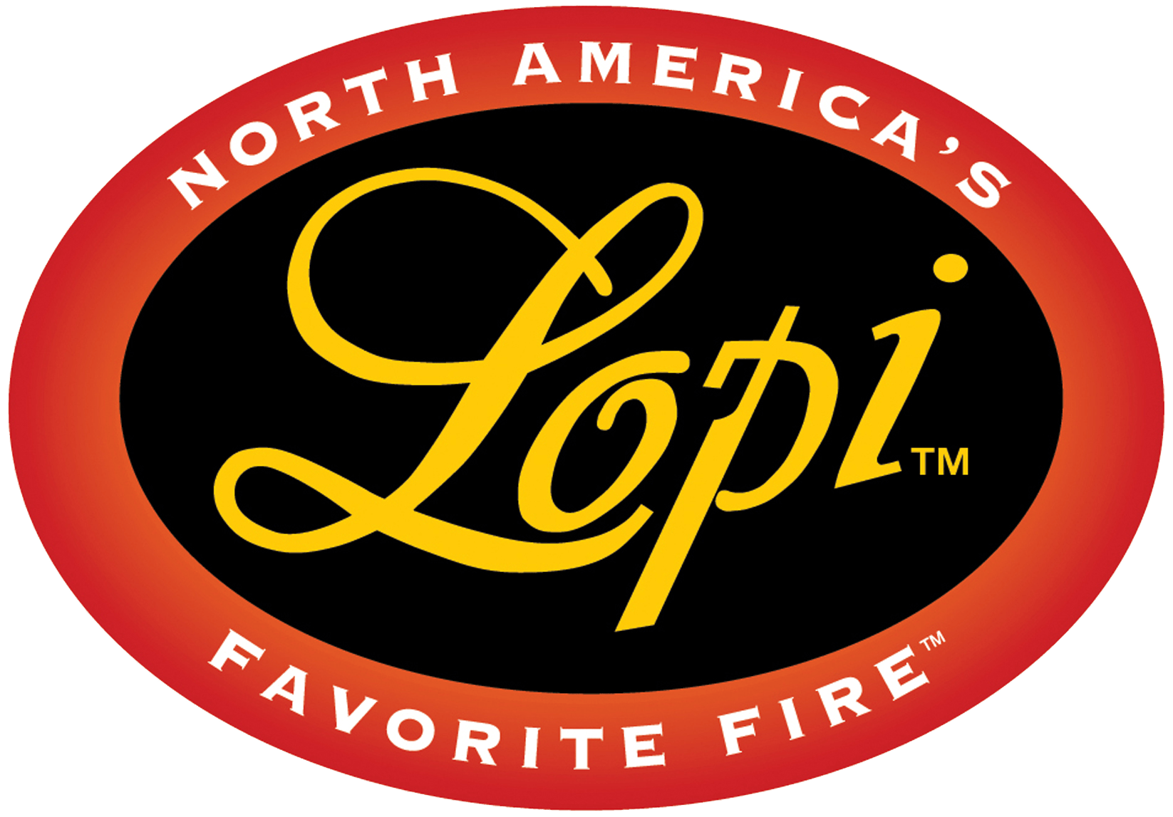 A logo for north america 's favorite fire