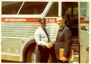 Captain Chuck Brent and Gov Mills Godwin — Richmond, VA — Winn Transportation