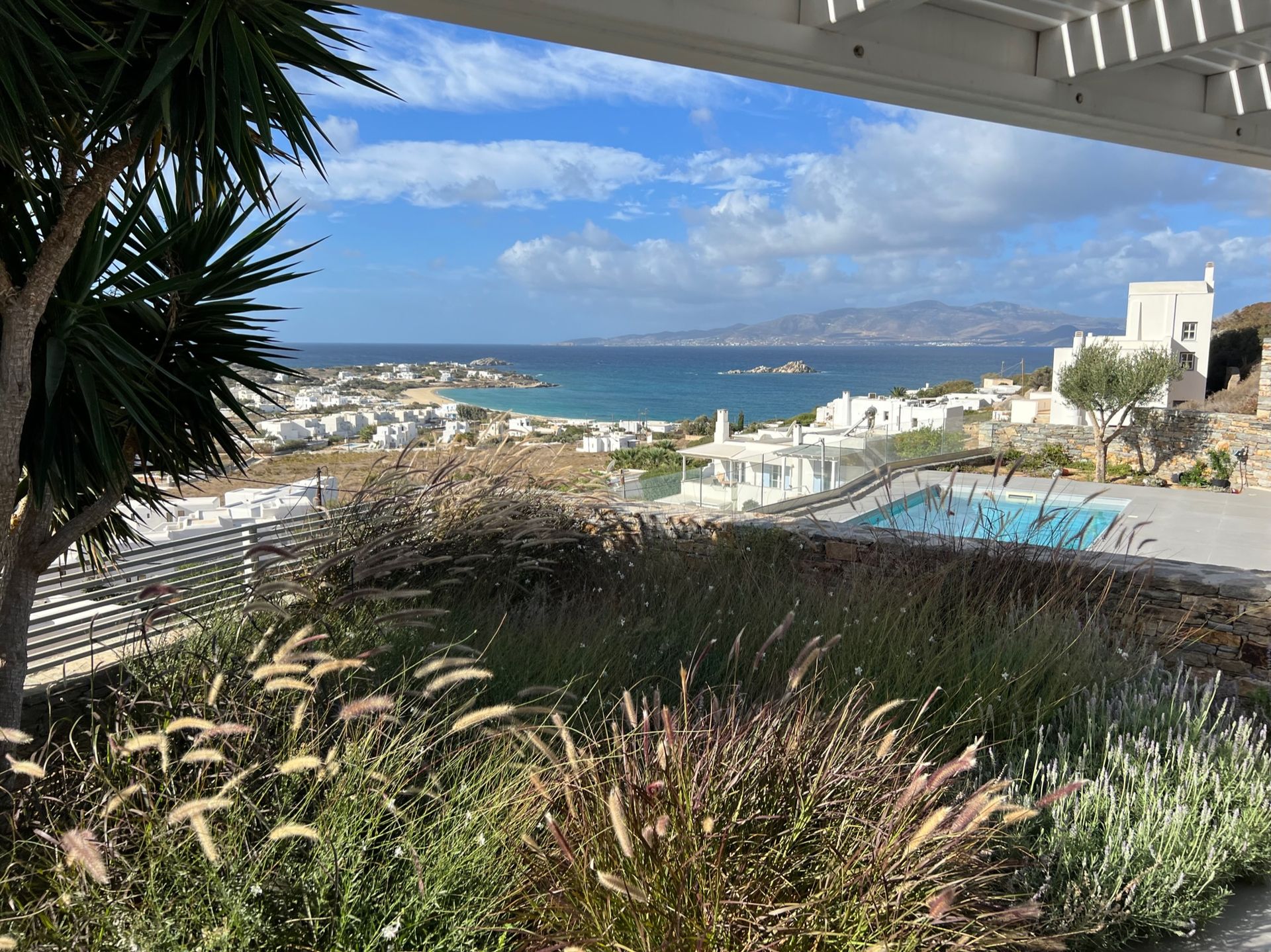 Kyparissi-Villa Naxos pool view, sea view and garden view