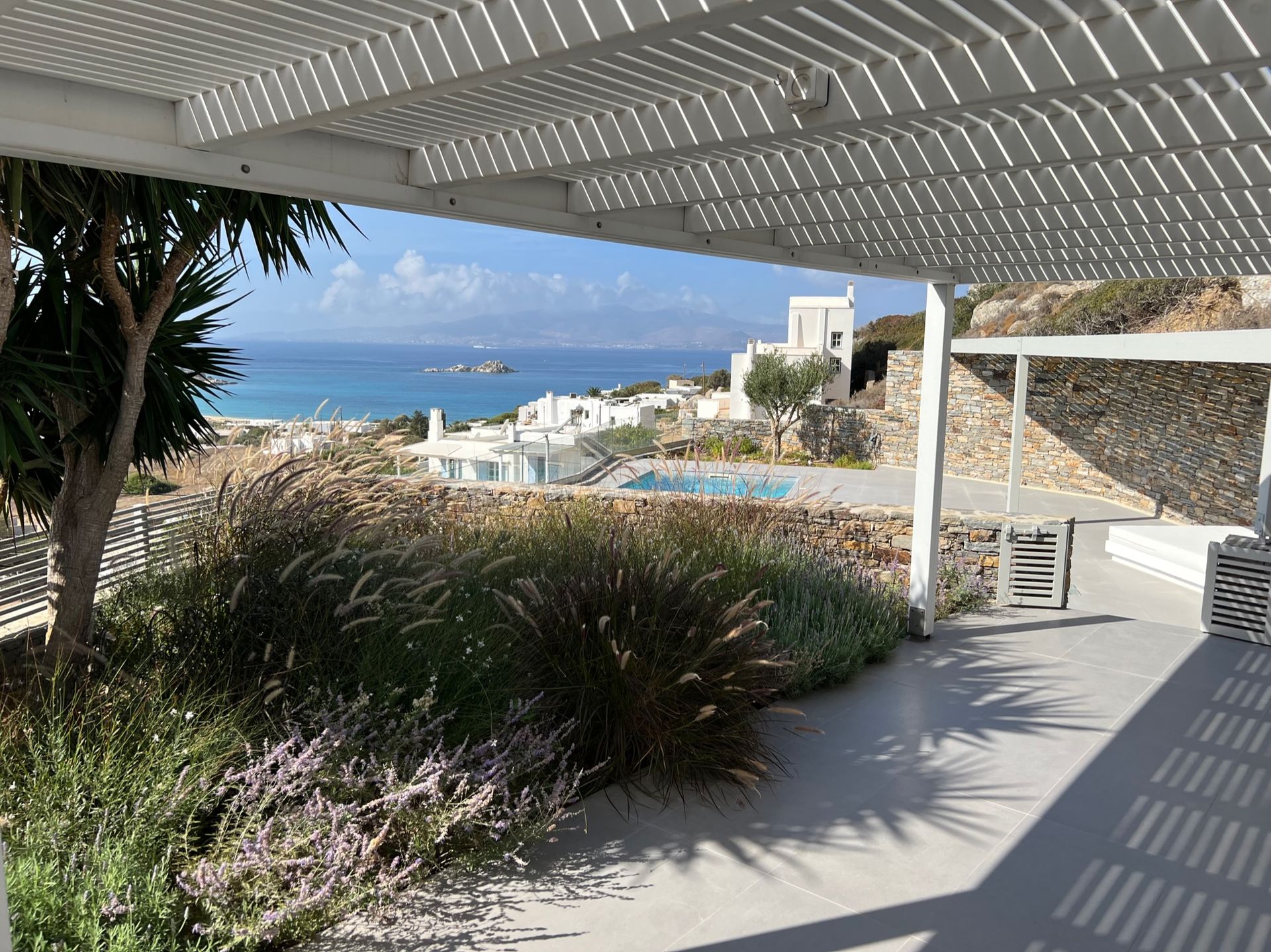 Kyparissi-Villa Naxos pool view, sea view and garden view