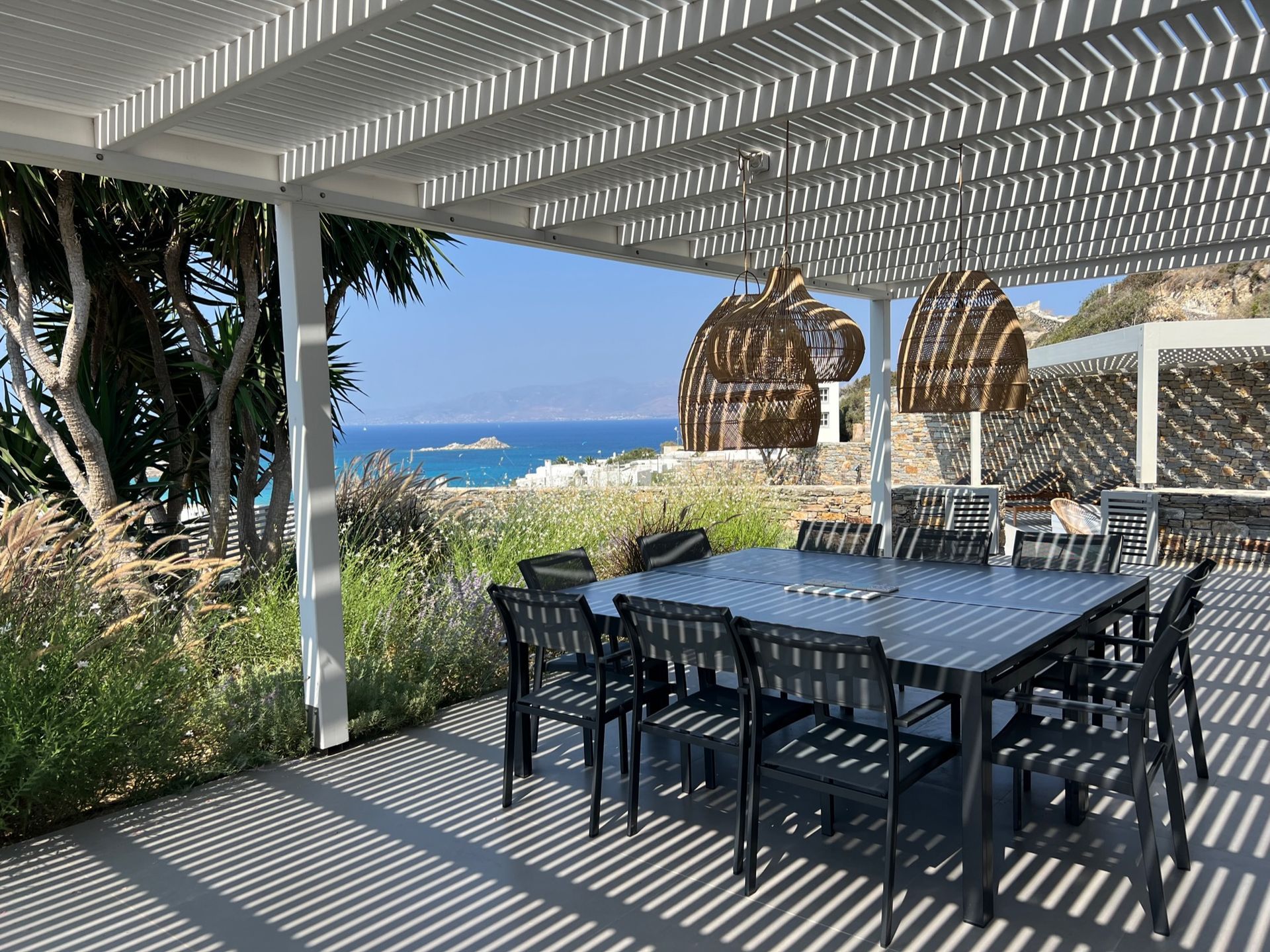 Kyparissi-Villa Naxos pool view, sea view and garden view