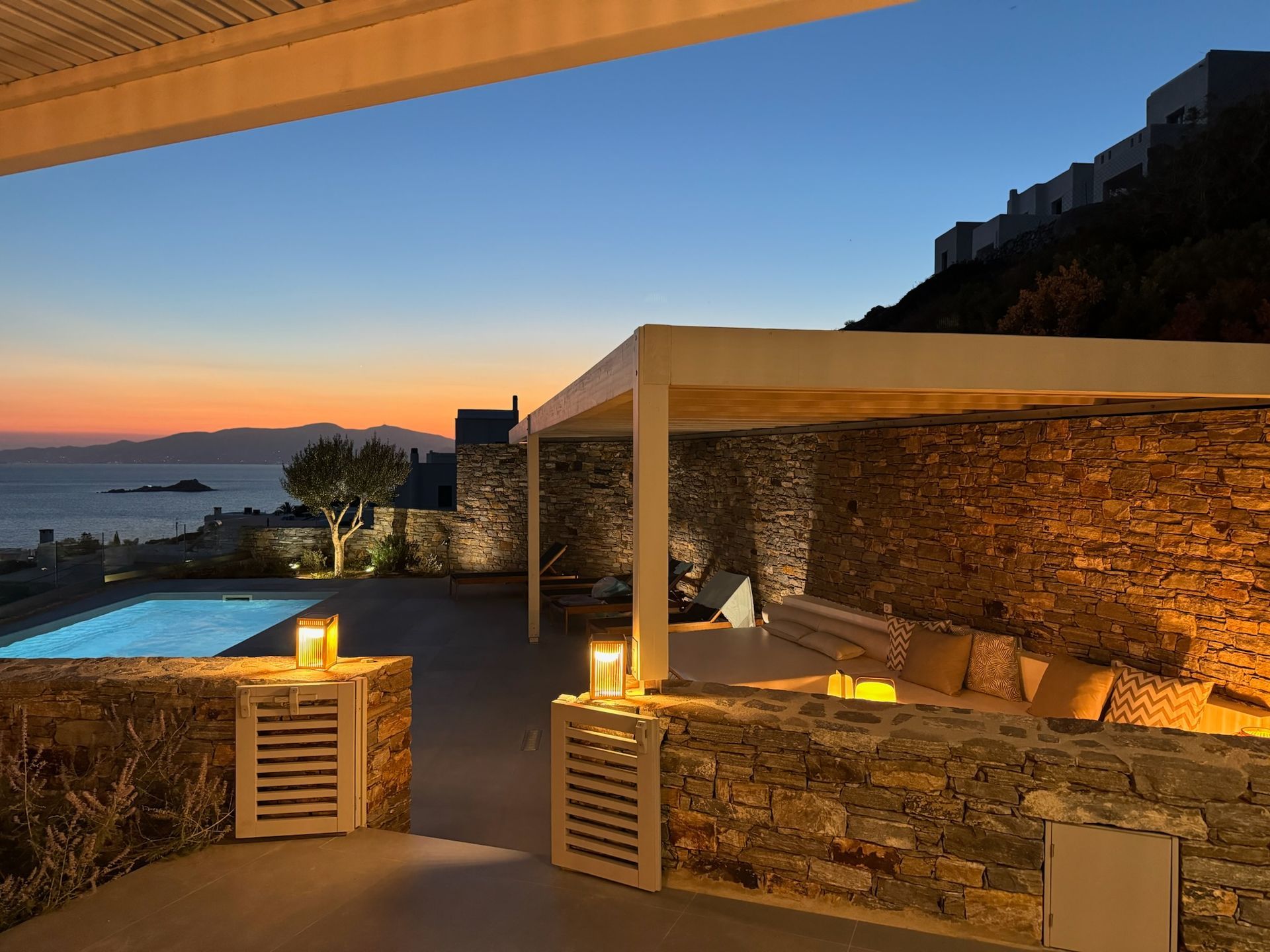 Kyparissi-villa Pool Lounge