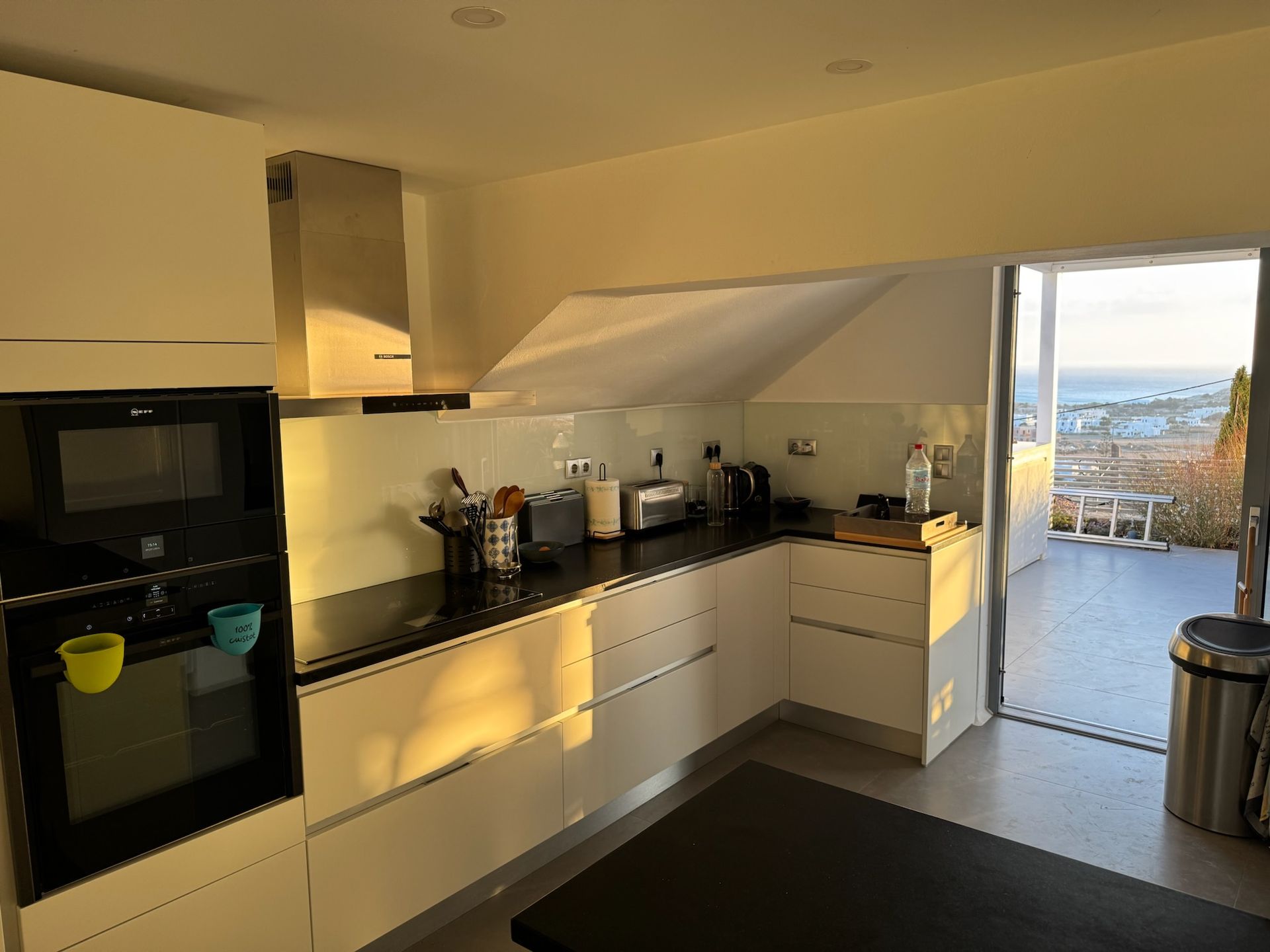 Kyparissi-Villa Kitchen view