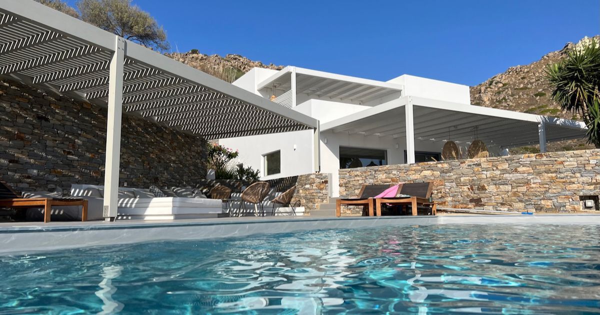 Kyparissi-Villa is located on Naxos Island, Greece