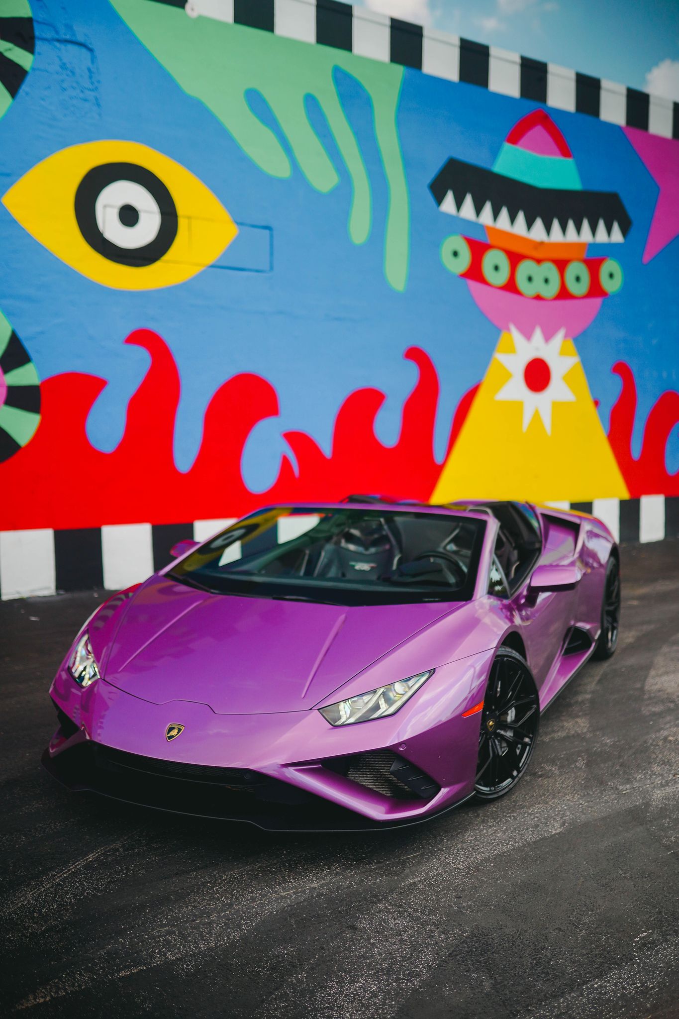 Lamborghini Evo Purple