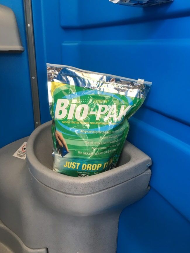 Bleach — Portable toilet for hire in Roseberry, NT