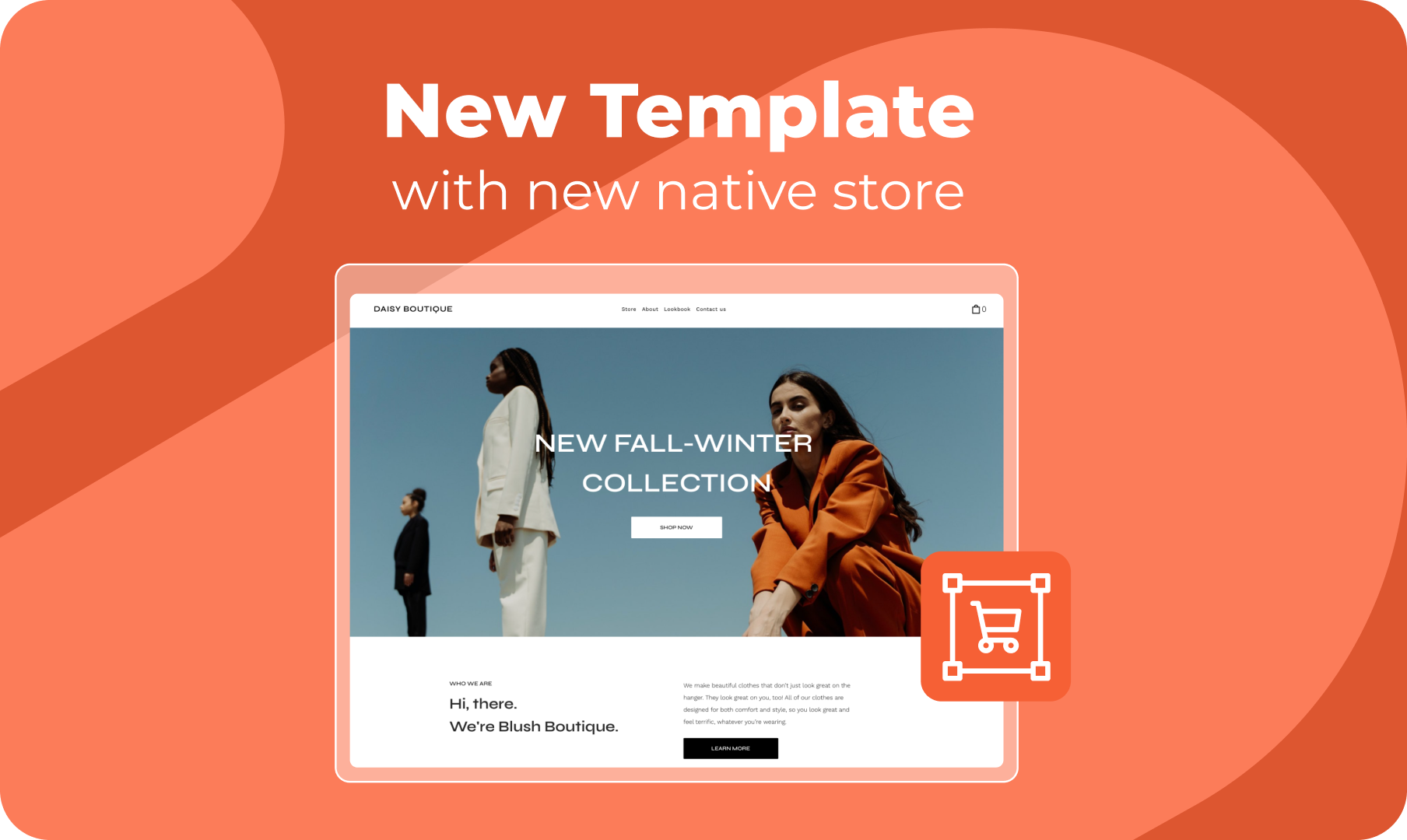 New native store template: clothing store