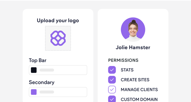 A screenshot of a website that says ' upload your logo ' on it.