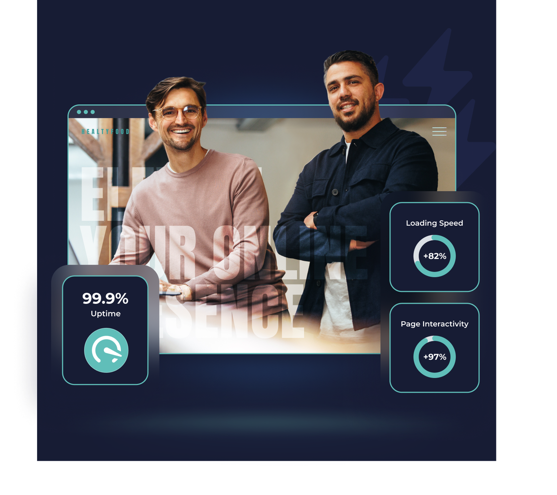 Two men are standing next to each other with their arms crossed.