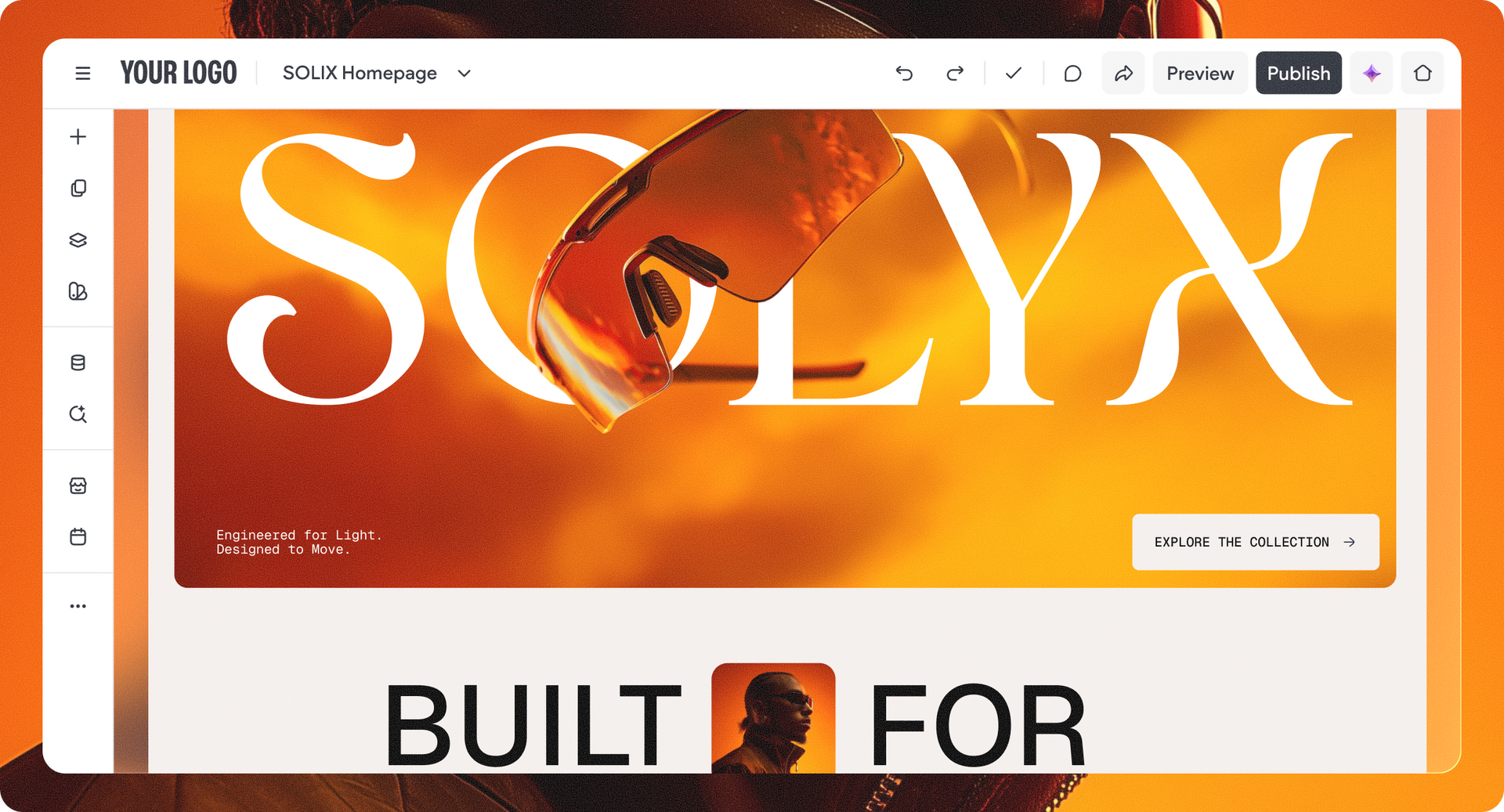 A woman wearing sunglasses is on the cover of a magazine.