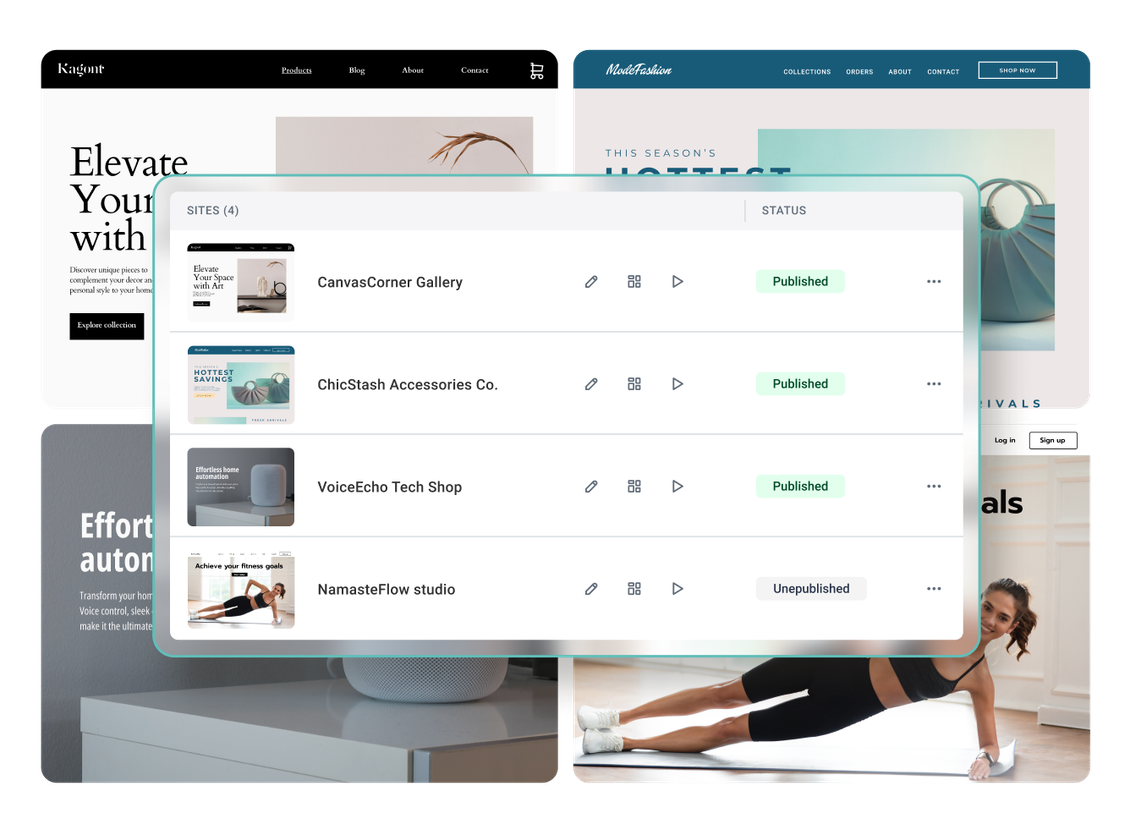 A woman is doing a plank on a yoga mat.