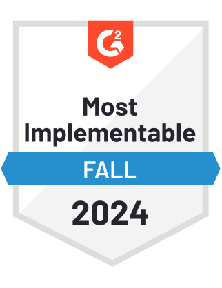 A badge that says `` most implementable winter 2023 ''