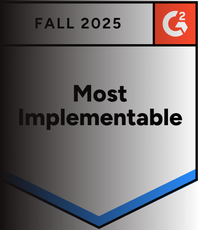 A badge that says `` most implementable winter 2025 ''