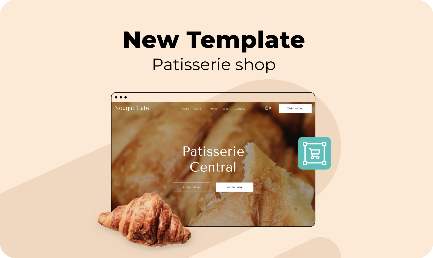 New native store template: patisserie shop