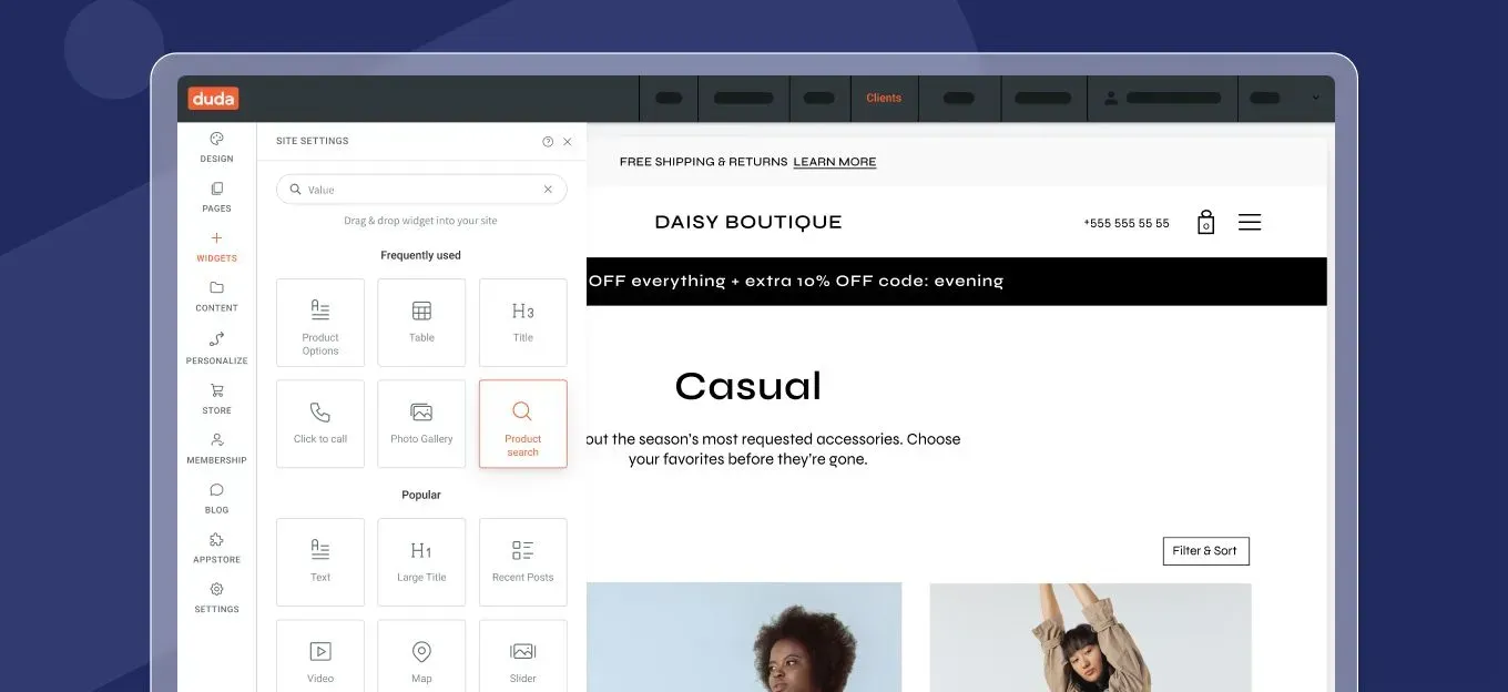 New Native Store Widget: Product Search