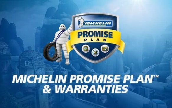 a picture of a michelin promise plan and warranties